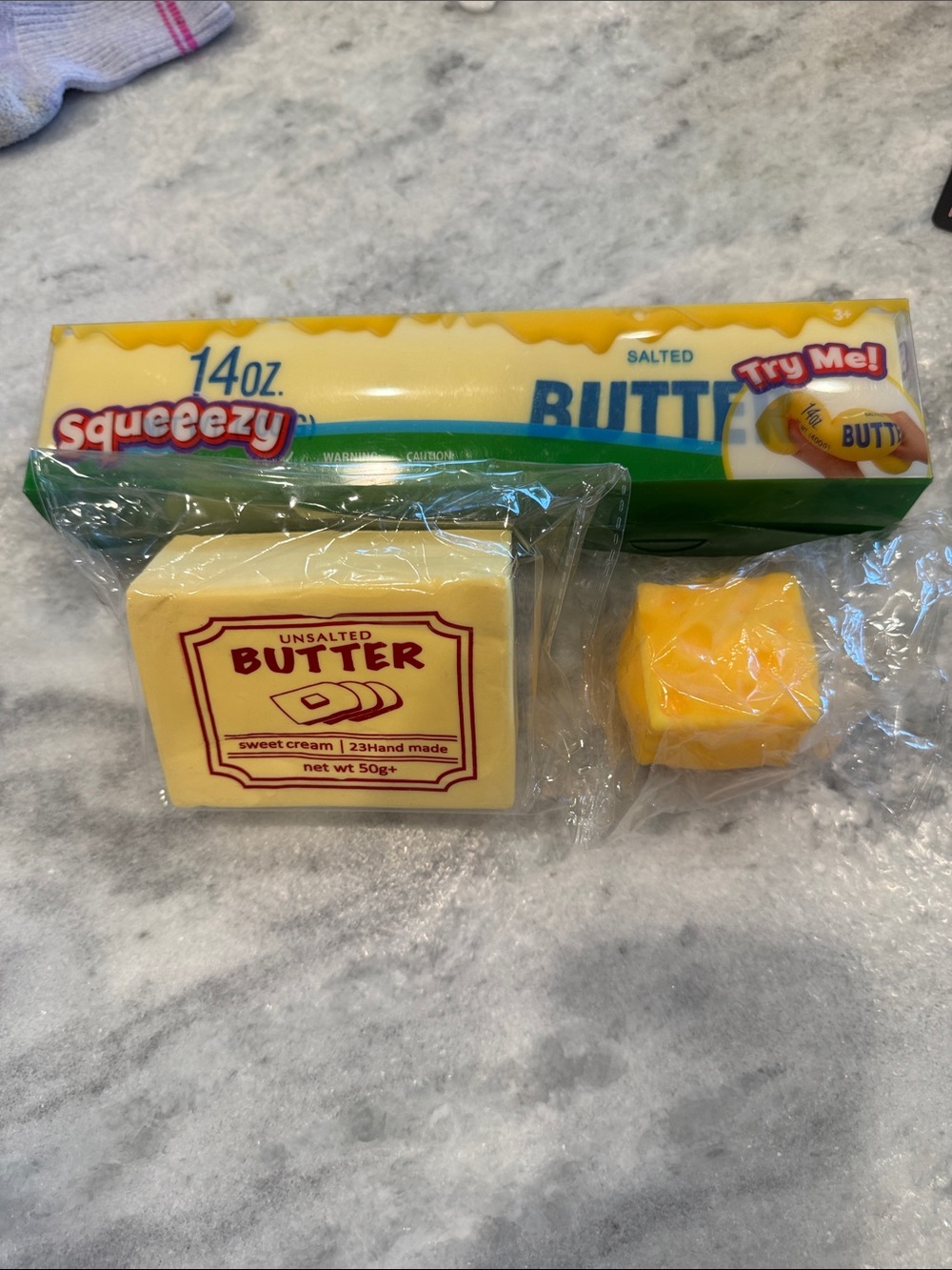 14 oz Yellow Butter Toy - Kids Play Food